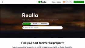 What Realla.co.uk website looked like in 2021 (2 years ago)