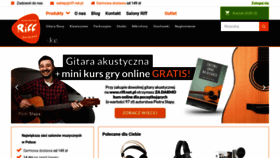 What Riff.net.pl website looked like in 2021 (2 years ago)