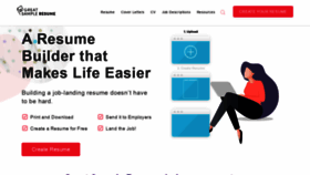 What Resumebaking.com website looked like in 2021 (2 years ago)