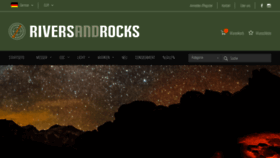 What Riversandrocks.com website looked like in 2021 (2 years ago)