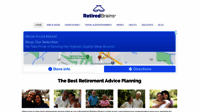 What Retiredbrains.com website looked like in 2021 (2 years ago)