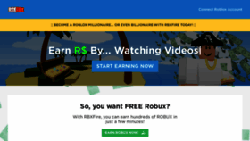 What Rbxfire.com website looked like in 2021 (2 years ago)