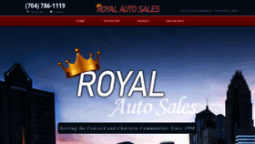 What Royalautosales.com website looked like in 2021 (2 years ago)
