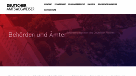 What Reichsamt.info website looked like in 2021 (2 years ago)