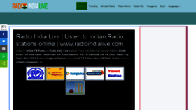 What Radioindialive.com website looked like in 2021 (2 years ago)