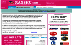 What Ranshu.com website looked like in 2021 (2 years ago)