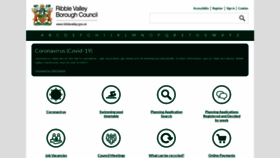 What Ribblevalley.gov.uk website looked like in 2021 (2 years ago)