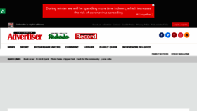 What Rotherhamadvertiser.co.uk website looked like in 2021 (2 years ago)