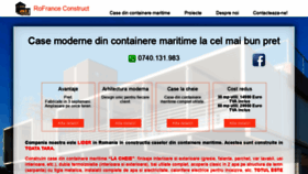 What Rofrance-construct.ro website looked like in 2021 (3 years ago)