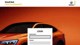 What Renaultbank-onlineprovision.de website looked like in 2021 (4 years ago)