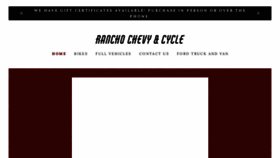 What Ranchomotorcycle.com website looked like in 2021 (2 years ago)