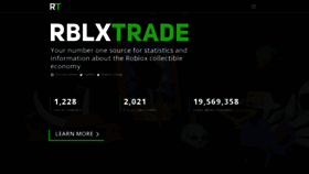 What Rblx.trade website looked like in 2021 (2 years ago)