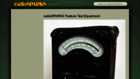 What Radiosparks.com website looked like in 2021 (2 years ago)