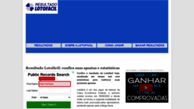 What Resultadolotofacil.org website looked like in 2021 (2 years ago)