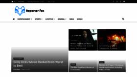 What Reporterfox.com website looked like in 2021 (2 years ago)