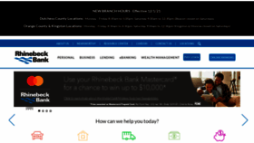 What Rhinebeckbank.com website looked like in 2021 (2 years ago)