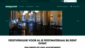What Rentevent.be website looked like in 2021 (2 years ago)