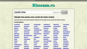 What Rimeaza.ro website looked like in 2021 (2 years ago)