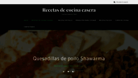 What Recetaspicuna.com website looked like in 2021 (2 years ago)