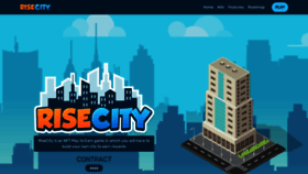What Risecity.io website looked like in 2021 (2 years ago)