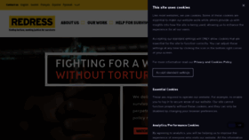 What Redress.org website looked like in 2021 (2 years ago)