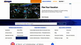 What Riovagas.com.br website looked like in 2021 (2 years ago)