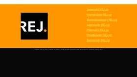 What Rej.cz website looked like in 2021 (2 years ago)