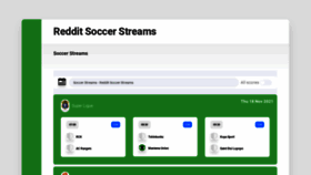What Redditsoccerstreams.org website looked like in 2021 (2 years ago)