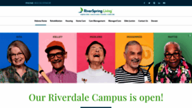 What Riverspringliving.org website looked like in 2021 (2 years ago)