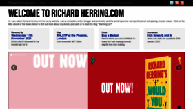 What Richardherring.com website looked like in 2021 (2 years ago)