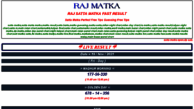 What Rajsattamatka.in website looked like in 2021 (2 years ago)