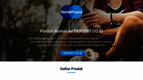 What Rumahpaypal.com website looked like in 2021 (2 years ago)