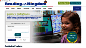 What Readingkingdom.com website looked like in 2021 (2 years ago)