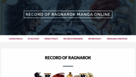 What Recordofragnarok.com website looked like in 2021 (3 years ago)