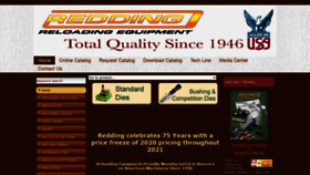 What Redding-reloading.com website looked like in 2021 (2 years ago)