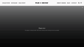 What Ruedeseine.com website looked like in 2021 (2 years ago)