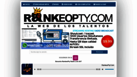 What Rankeopty.com website looked like in 2021 (2 years ago)