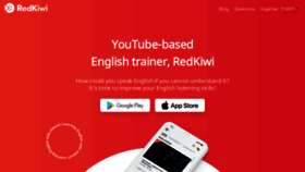 What Redkiwiapp.com website looked like in 2021 (2 years ago)