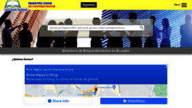 What Rucecuador.com website looked like in 2021 (2 years ago)