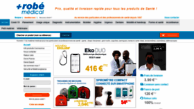 What Robe-materiel-medical.com website looked like in 2021 (2 years ago)