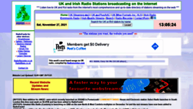 What Radiofeeds.co.uk website looked like in 2021 (2 years ago)