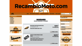 What Recambiomoto.com website looked like in 2021 (2 years ago)