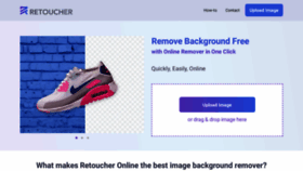 What Retoucher.online website looked like in 2021 (2 years ago)