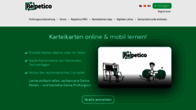What Repetico.de website looked like in 2021 (2 years ago)