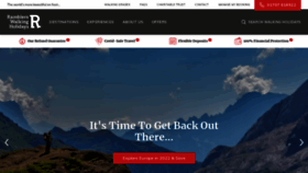 What Ramblersholidays.co.uk website looked like in 2021 (3 years ago)