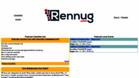 What Rennug.com website looked like in 2021 (2 years ago)