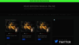 What Readberserk.com website looked like in 2021 (2 years ago)