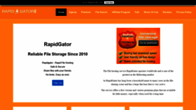 What Rapidgators.net website looked like in 2021 (2 years ago)