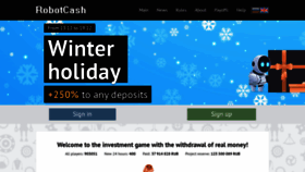 What Robot-cash.biz website looked like in 2021 (2 years ago)