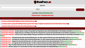 What Runpost.in website looked like in 2021 (2 years ago)